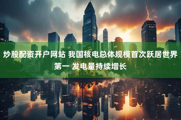 炒股配资开户网站 我国核电总体规模首次跃居世界第一 发电量持续增长